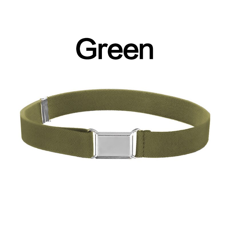 Verstelbare Riem Voor Kids Kinderen Stretch Elastische Canvas Tailleband Jongens Meisjes Gespen Broek Broek Riem Riemen: N