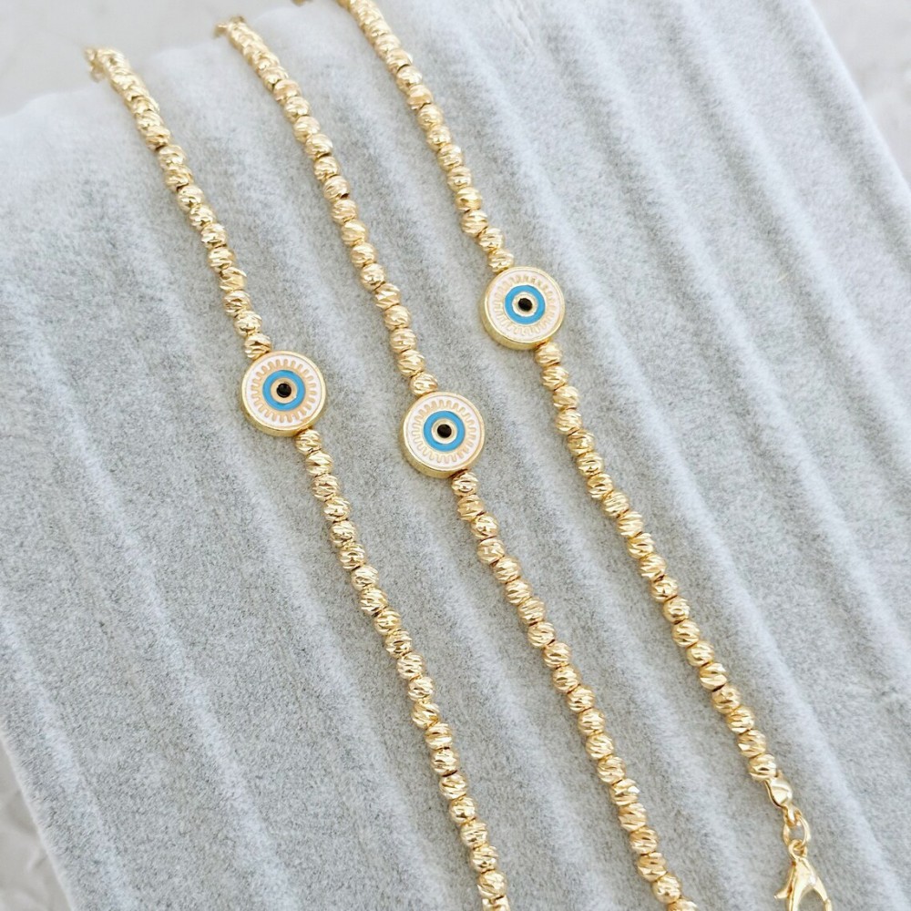 Kkbead Evil Eye Armband Femme Vergulde Kralen Armband Sieraden Voor Vrouwen Accessoires Pulseras Mujer