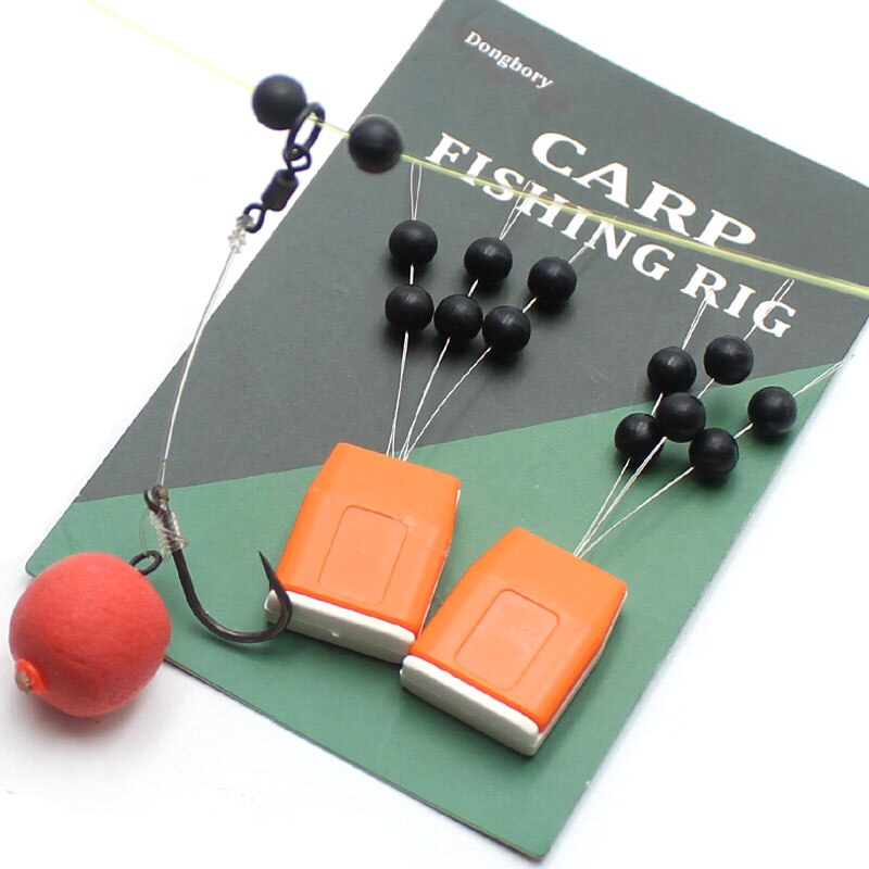 3 Packs Carp Fishing Hook Chod Rigs Accessories Heli Chod Beads Fishing Rigs Connector Stop Beads Terminal Tackle Equipment