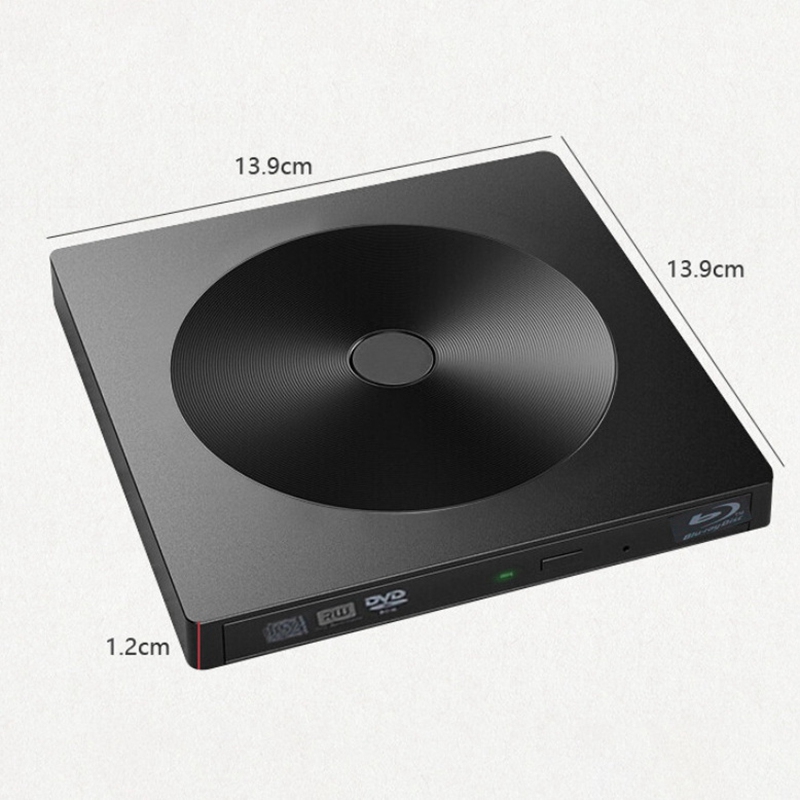 Usb Externe Cd/Dvd Drive Hoge Snelheid Ultra-Dunne Type C Draagbare Drive-Gratis Cd Films Spelers voor Laptop Pc Windows Mac
