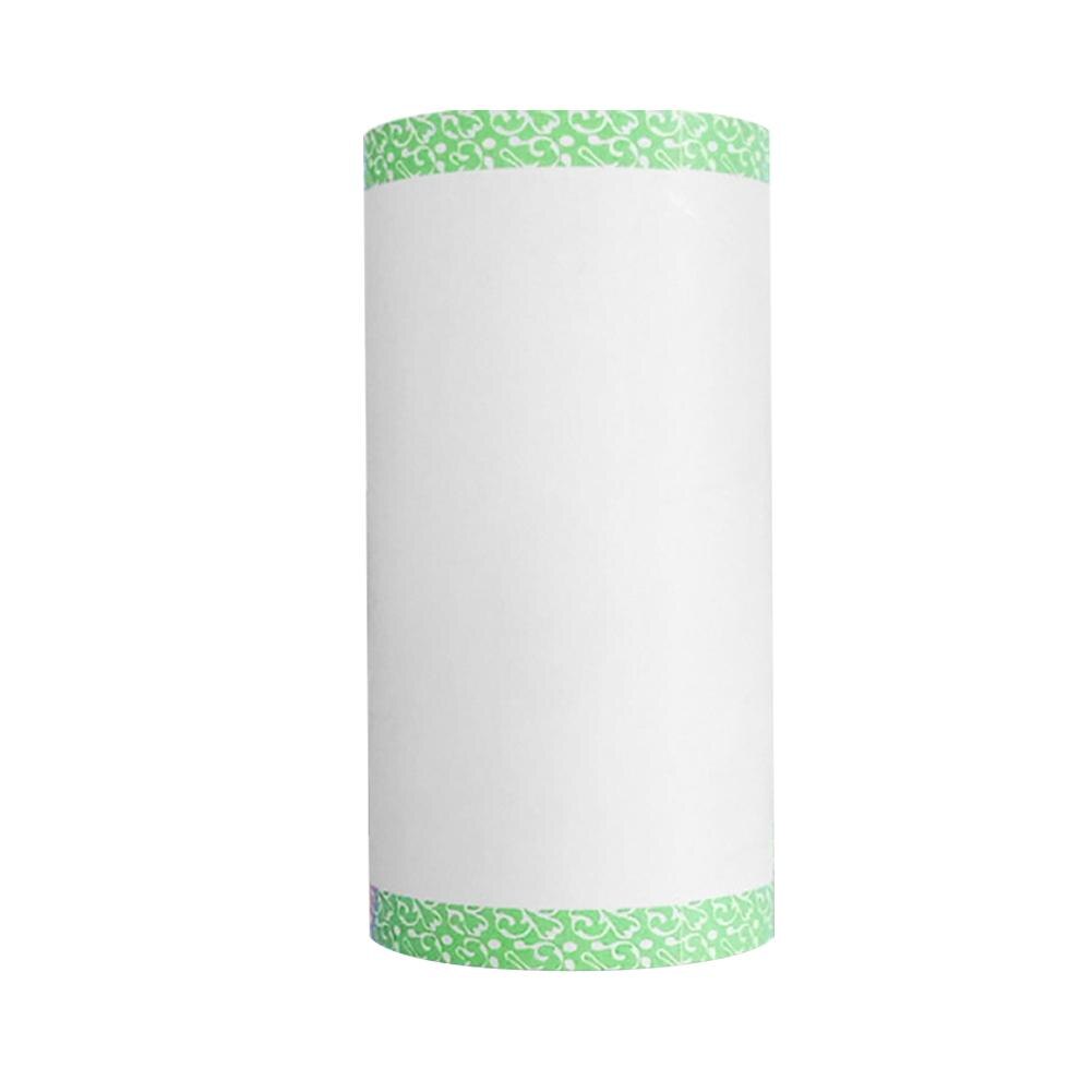 Papel de impresión de fotos para Paperang P1, adhesivo térmico de 57x30mm: Green Edge
