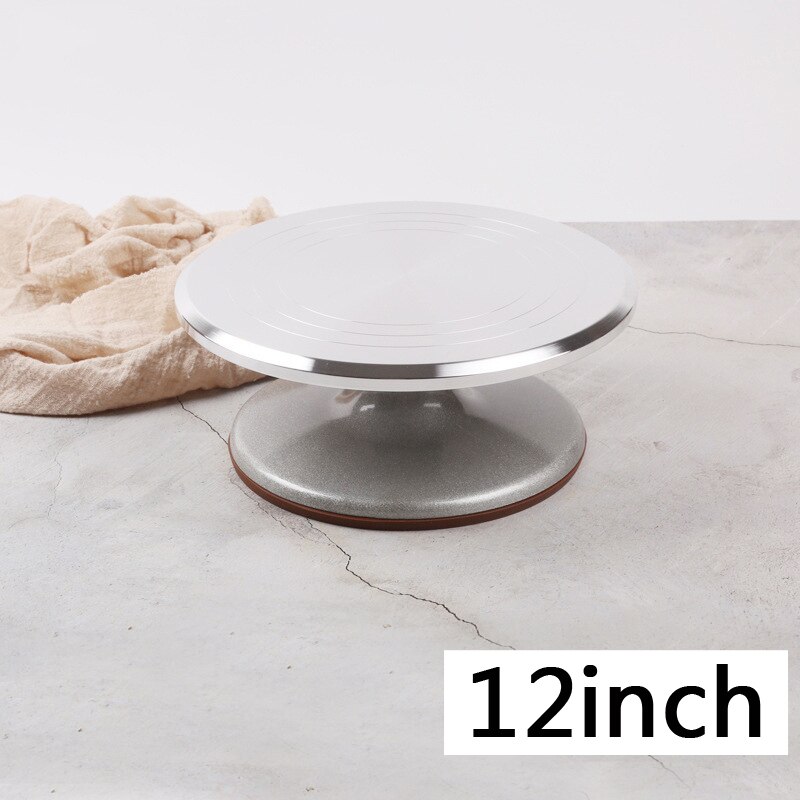 12inch Cake turntable flower mounting turntable flower mounting table household tools complete set of birthday tools: 12inch
