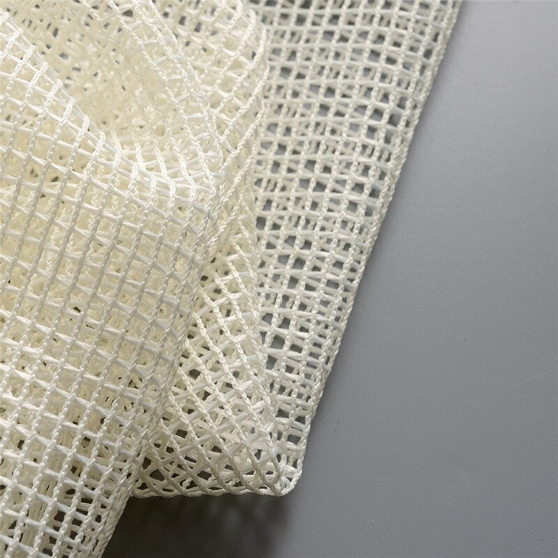 Cortinas transparentes de celosía para dormitorio, pantalla de ventana hueca blanca y Beige, decoración del hogar Jinya, paneles elegantes de tul para Hotel y granja: White Grommet / W140xH250 cm