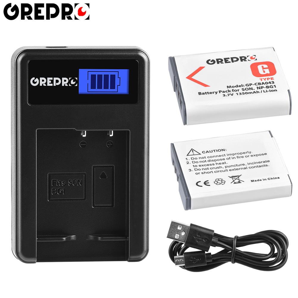 NP-BG1 NPBG1 Camera Battery + NP BG1 Battery Charger for Sony DSC-N1 DSC-T2 DSC-H9 DSC-H10 DSC-H20 DSC-H50 DSC-W130 DSC-W120: 2B with Charger