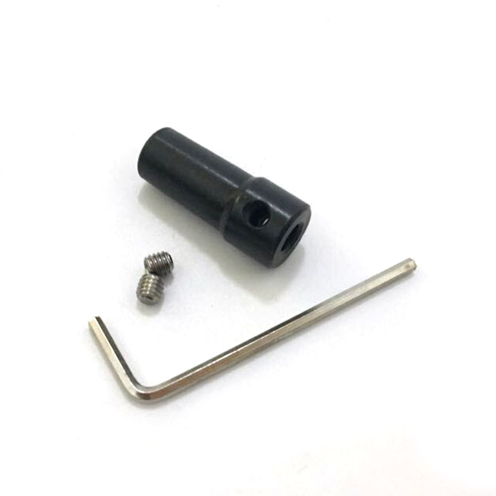 Mini Electric Drill Chuck 0.6-6mm Mount B10 Taper with 4mm/5mm/6mm/8mm Connector Rod Motor Shaft Key Wrench Power Tools