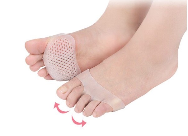 Silikon Vorfuß Mittelfuß Pads Orthesen Fuß Massage pflege Anti-Unterhose Schutz Hohe Ferse Elastische Kissen Fußpflege werkzeug