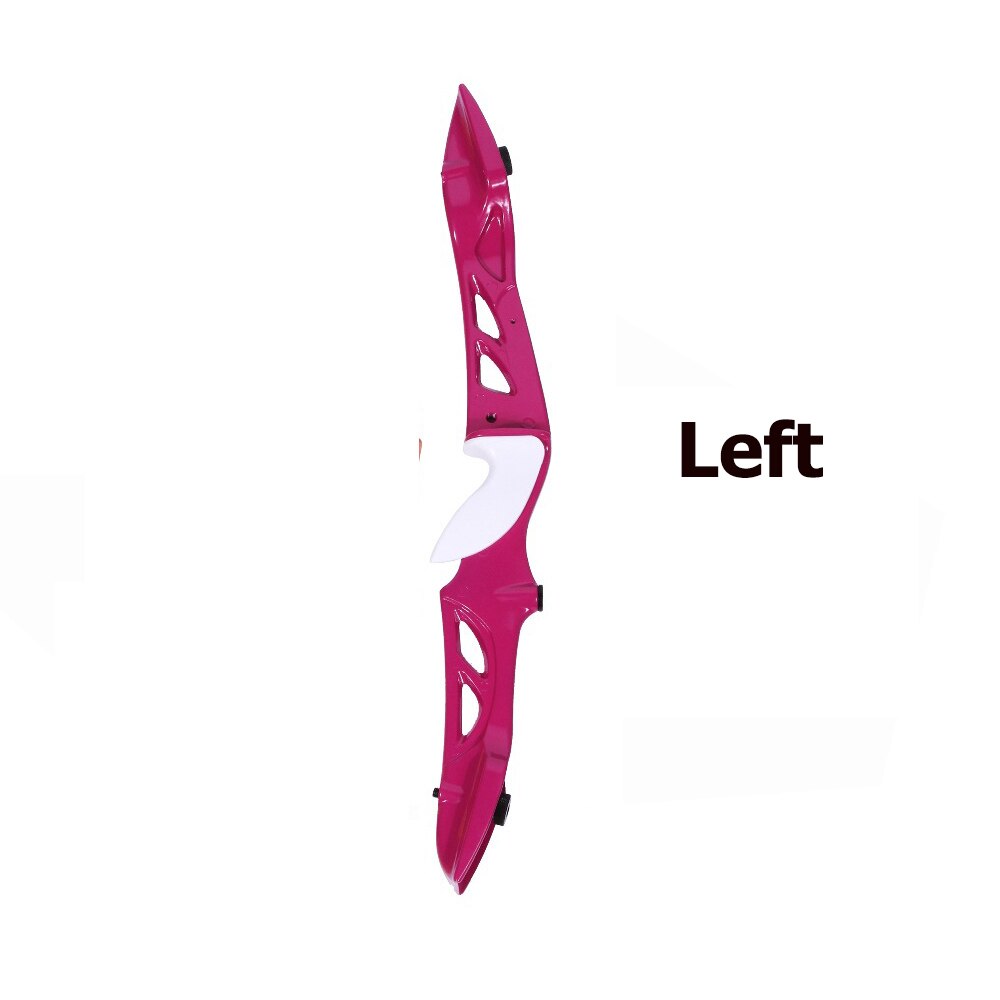 23 Inches Sanlida Beginner Recurve Bow Riser Magnesium Left/right Hand for Archery Practice Outdoor Sport: Left Red Right