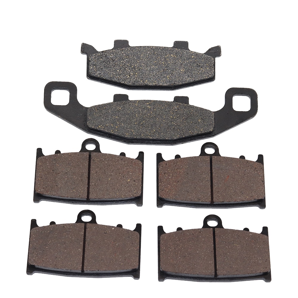 6 teile/satz Motorrad Vorne und Hinten Bremsbeläge Für Kawasaki ZZR 400 ZZR400 1990-1992 ZR 1100 Zephyr (ZR 1100 A) 1992-1996 1993 1994