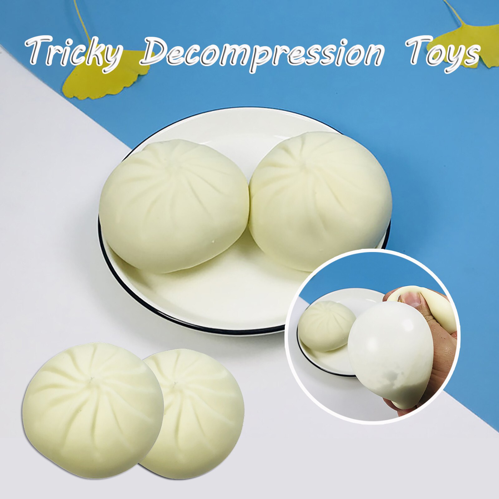 römisch Interessant Langsam-steigend Runde Brötchen Spielzeug quetschen Musik Für Erwachsene Und freundlicher Zu Entlasten betonen Und Entlasten Stimmung spielzeug