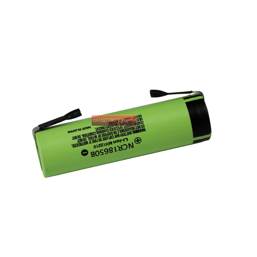 Panasonic Original NCR18650B 3.7v 3400mah 18650 Lithium Rechargeable Battery Welding Nickel Sheet batteries