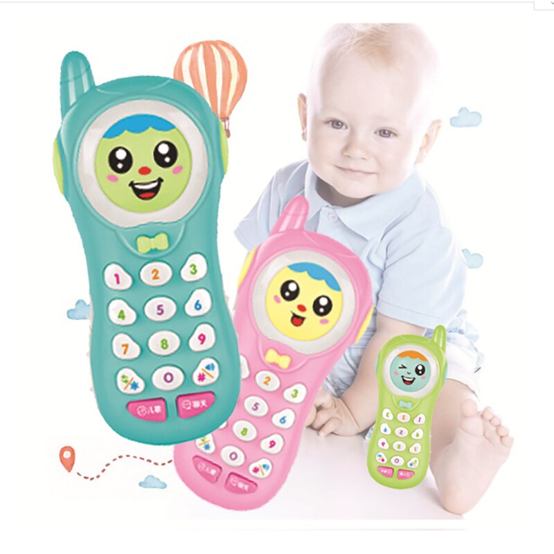 Gezicht veranderende Mobiele Telefoon Muziek Verhaal Baby Boy Meisje Vroeg Onderwijs Telefoon kinderen Speelgoed