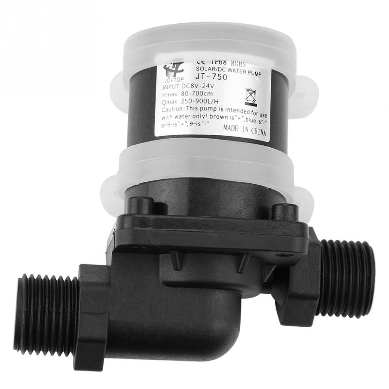 Pompe à eau sans balais 12V/24V -40C-100C | Mini pompe à eau de cc pour petit étang à poissons,