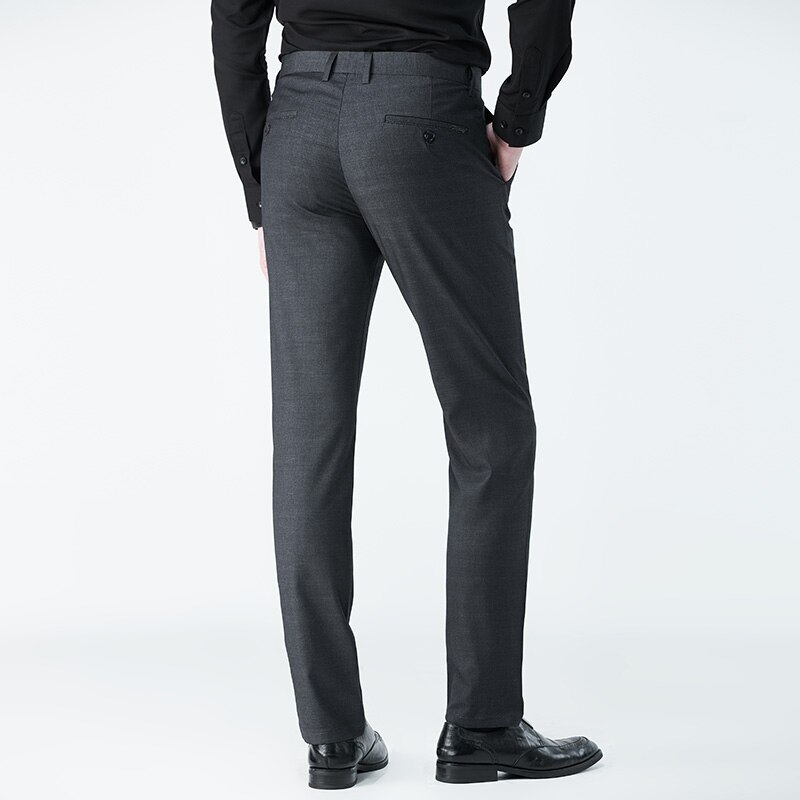 Jakkesæt bukser herre kjole bukser slim fit ungdom business kontor bukser grå herre bukser formel parfume masculino