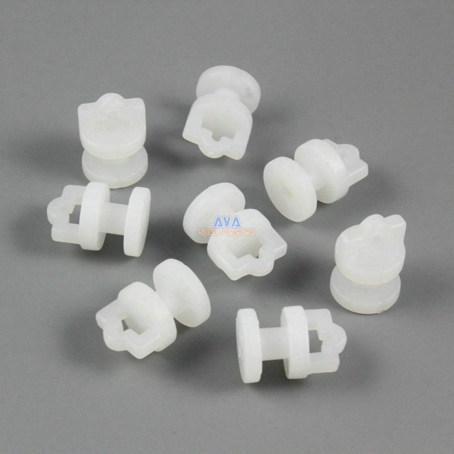 100 stykker gardinskinne rullegardinskinne glidere 11 x 16mm