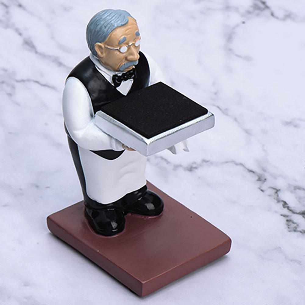 Husholderske butler herre ur display holder butler ur opbevaringsboks etui glas cover smykker display rack stand