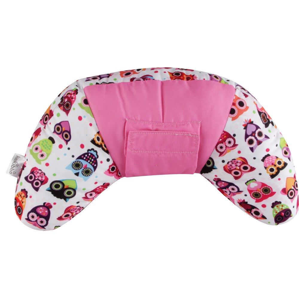 Barn bil pute styling nakke nakkestøtte pute baby bil bilbelter pute barn skulder sikkerhetsreim beskyttelsesputer støtte: Rosa