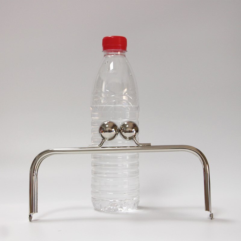 22 x9 cm store kuglelås 25 mm or 25 x 9 cm store kugler 30 mm sølv antik messing metal pungramme pungramme punghåndtag bøjle: 22 x 9 sølv