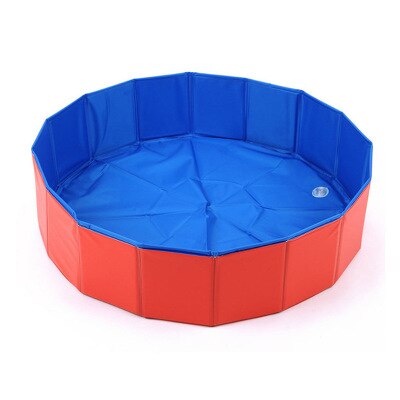Dog Pool Foldable Dog Swimming Pool Pet Bath Swimming Tub Bathtub Pet Swimming Pool Collapsible Bathing Pool for Dogs Cats Kids: orange / 80X30cm