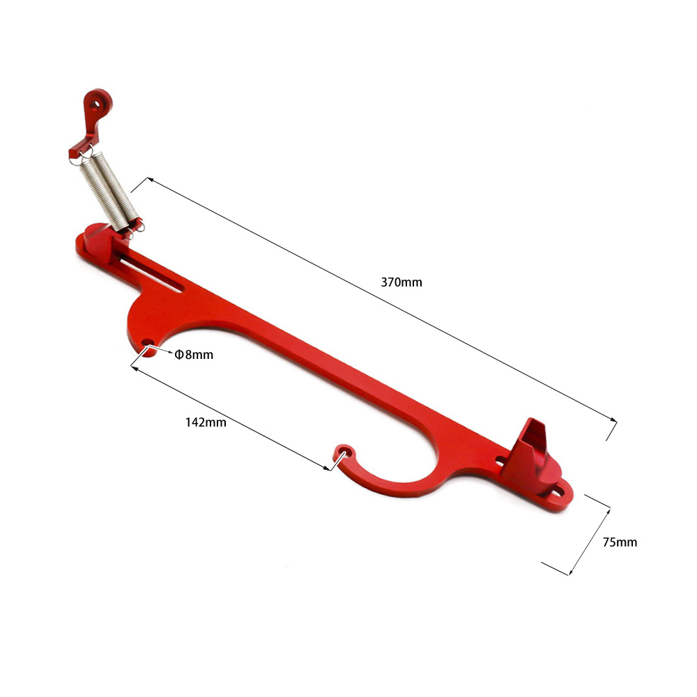 Billet Aluminium Throttle Cable Carb Bracket Carburetor for Holley 4150 4160 Sliver Black Blue Red