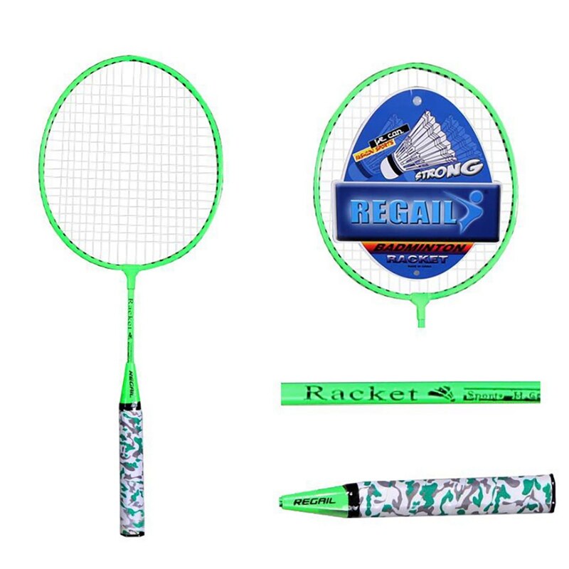 -Badminton Rackets Voor Kinderen, Shuttles Racket Sport Set Met 2 Ballen Voor Kinderen Spelers Indoor Outdoor Sport
