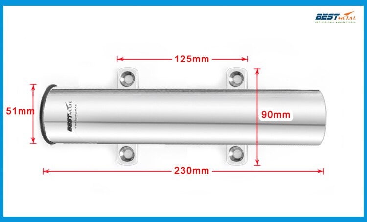 BEST METAL stainless steel 316L marine hardware fishing rod rack of fishing rod racks holder for fishing boxes