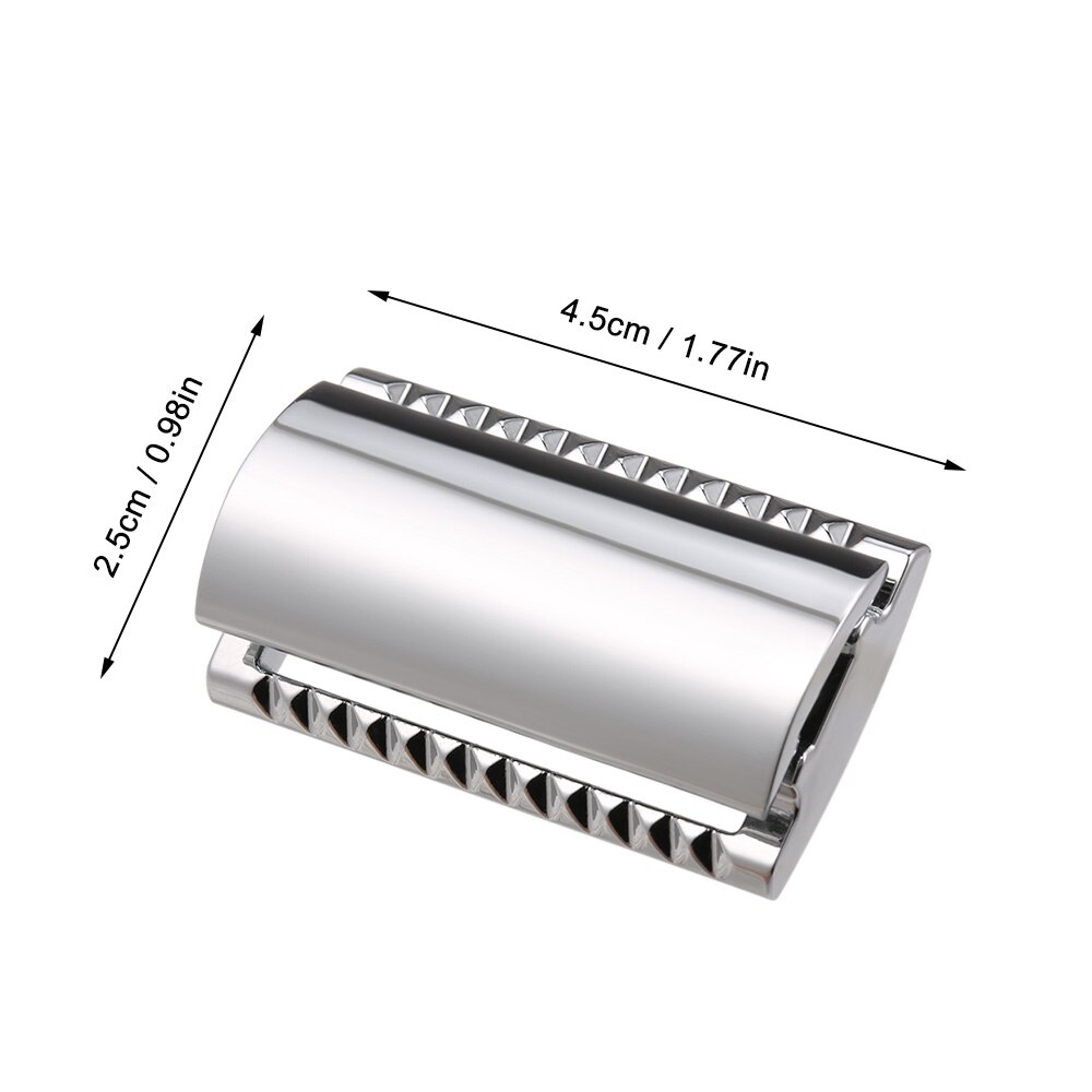 Barber Safety Razor Head for Shaving Razor Double Edge Shaving Safety Razor Open Head Beard Hair Shaving Tool