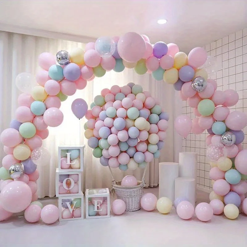 20 stuks gemengde kleuren macaron ballonnen 10 inch pastel regenboog ballonnen macaron ballonnen meerkleurige ballonnen feestdecoraties