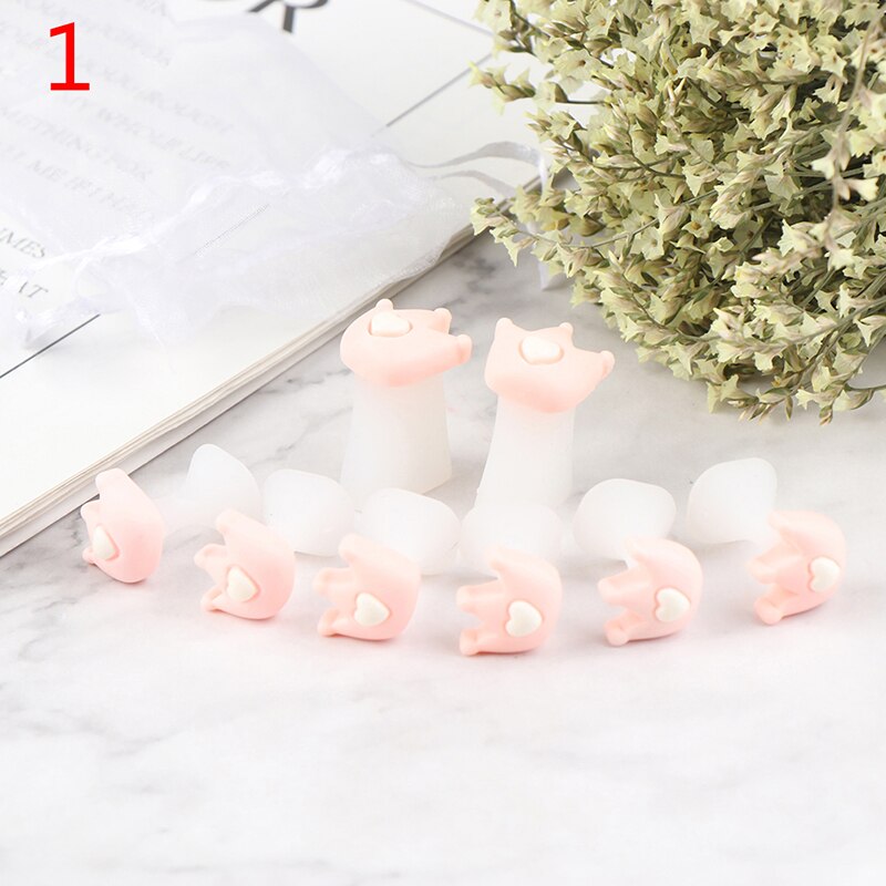 8 pièces/ensemble fleur goutte d'eau perle séparateurs d'orteils Silicone orteils diviseur manucure pédicure pieds entretoises pédicure bricolage Nail Art outil