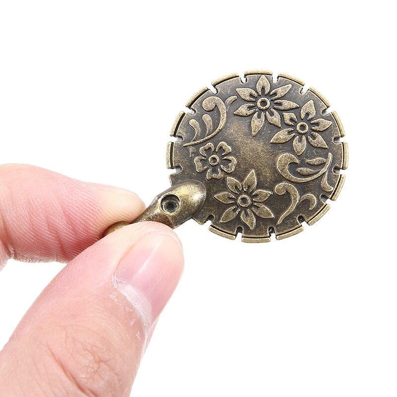 Cortador de hilo Retro Vintage, hoja de corte colgante para costura a medida, herramientas de artesanía de punto, 4,5x3cm, 1 unidad