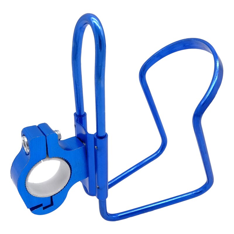 1 Pcs Motorcycle Aluminum Alloy Bike Cycling Bicycle Drink Water Bottle Rack Holder Mount for Mountain folding Bike Drink Holder: Blue