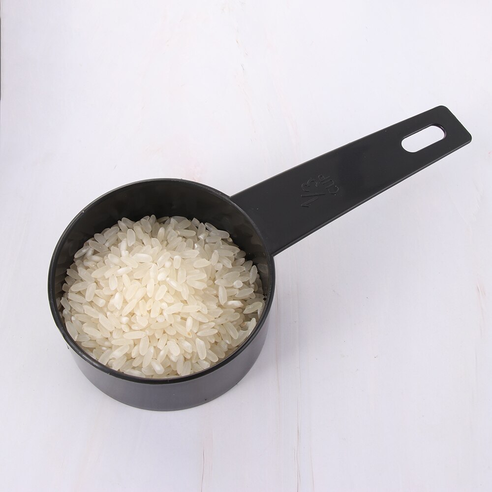 1PC Kitchen Measuring Spoons With Scale Plastic Measuring Cup Flour Scoop Household Cups Baking Supplies Cooking Gadgets