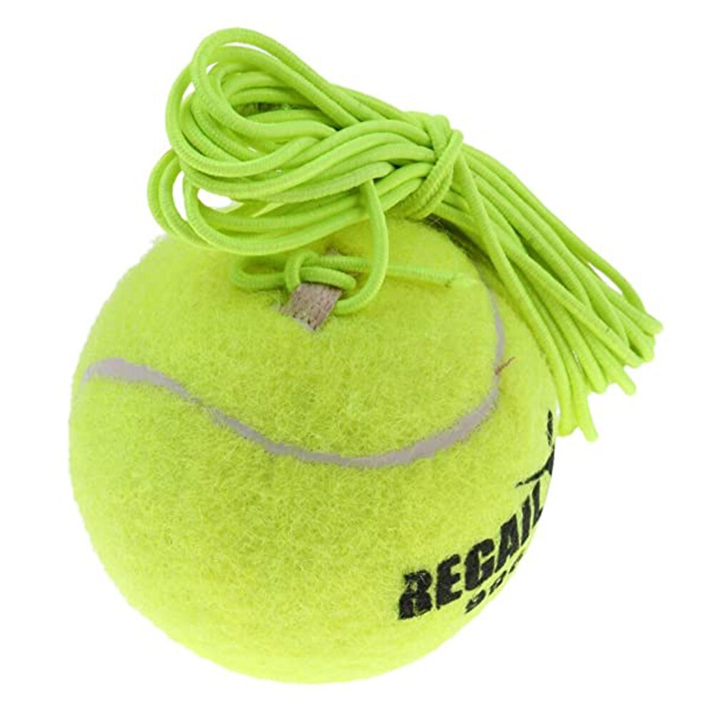 Tennis treningsenhet rebound ball tennisball med elastisk tau for barn voksen nybegynner treningsutstyr