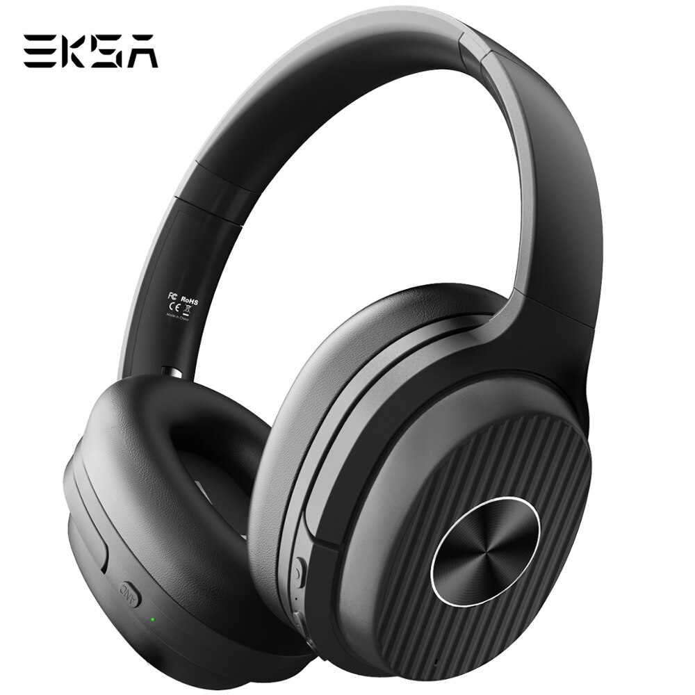 EKSA E5 Bluetooth 5.0 Headphones Active Noise Cancelling headphone 920mAH Wireless Headset With Mic For Phones Foldable Over-Ear: Default Title