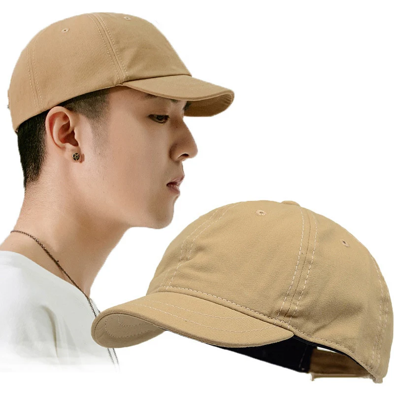 Gorra de béisbol japonesa de ala corta, gorra suave Vintage para hombres y mujeres, gorras de camionero ajustables para exteriores, ropa de calle, sombreros de Hip-hop