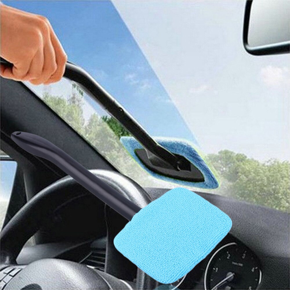 Portable Plastic Windshield Easy Cleaner Easy-microfiber Clean Hard-To-Reach Windows On Your Car Or Home