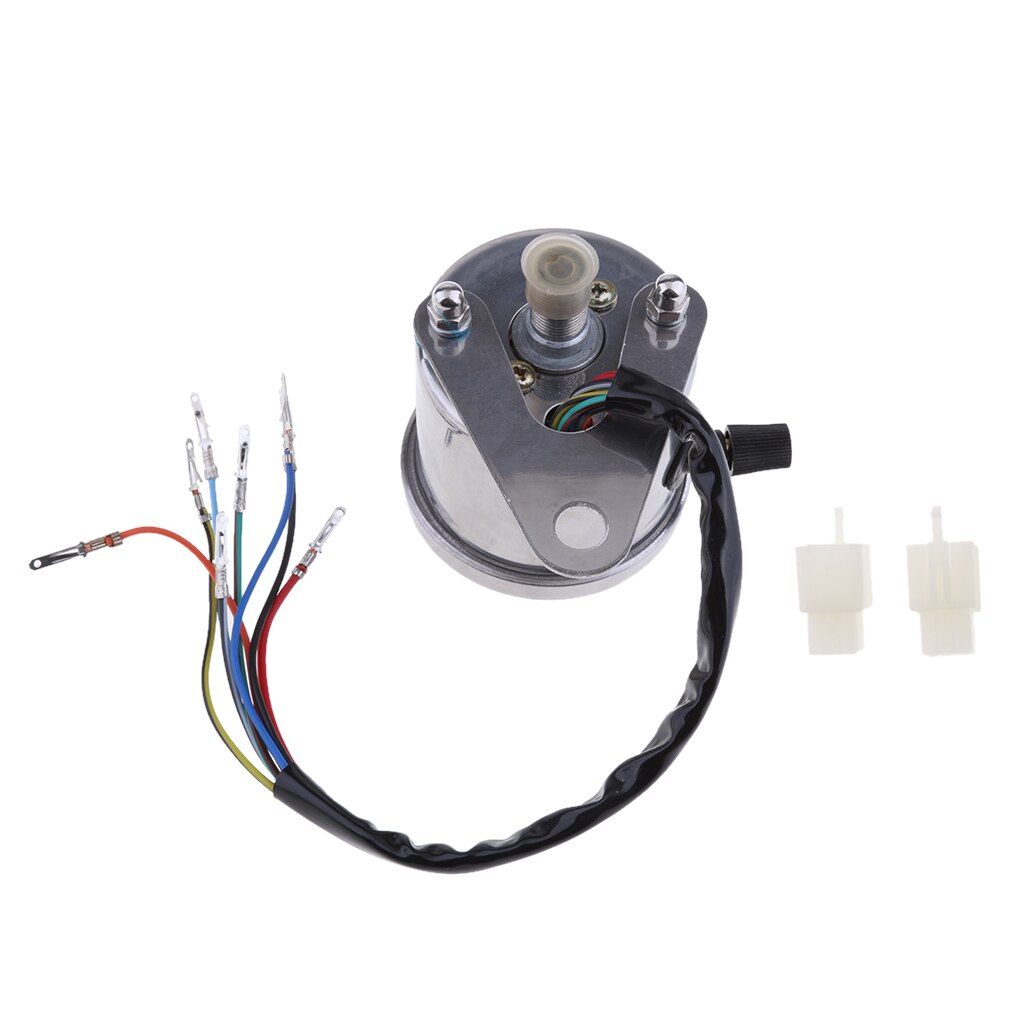 Motorbike Atv Snelheidsmeter Kilometerteller Led Achtergrondverlichting Signaal Gauge Met Iindicator