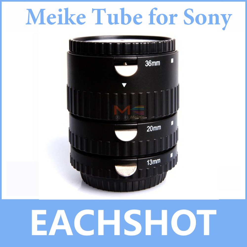 Meike MK-S-AF-B ABS Auto Focus AF Macro Extension Tube Set voor Sony Minolta EEN mount a99 a58 a350 a550 a77 a580 a200 a33