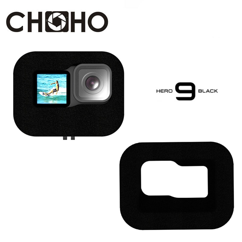 Per Gopro Hero 9 Black Go Pro 9 10 accessori parabrezza schiuma parabrezza parabrezza spugna schiuma copertura di registrazione custodia antivento