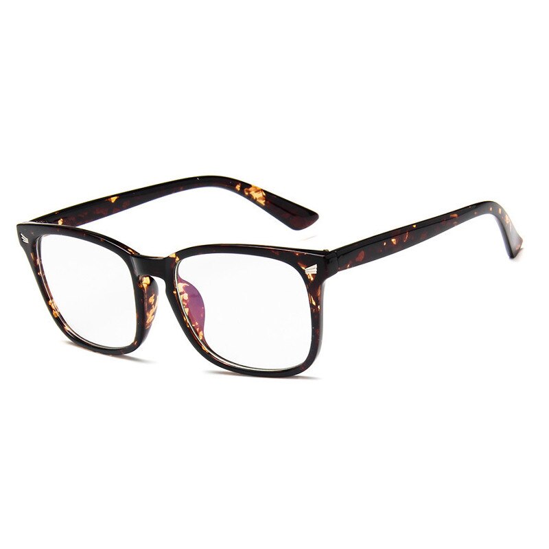 KOTTDO-gafas cuadradas clásicas para hombre y mujer, montura de plástico Retro, óptica, Uv400: tea floral