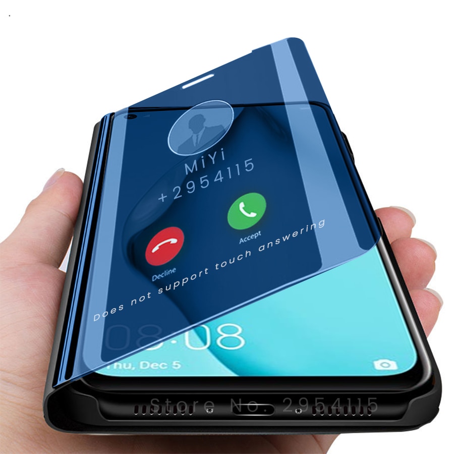 Haweiy huawey huawie nova 7i étui miroir intelligent étui à rabat pour huawei nova 7i 7 i i7 nova 7i 6.4 ''support livre coque fundas