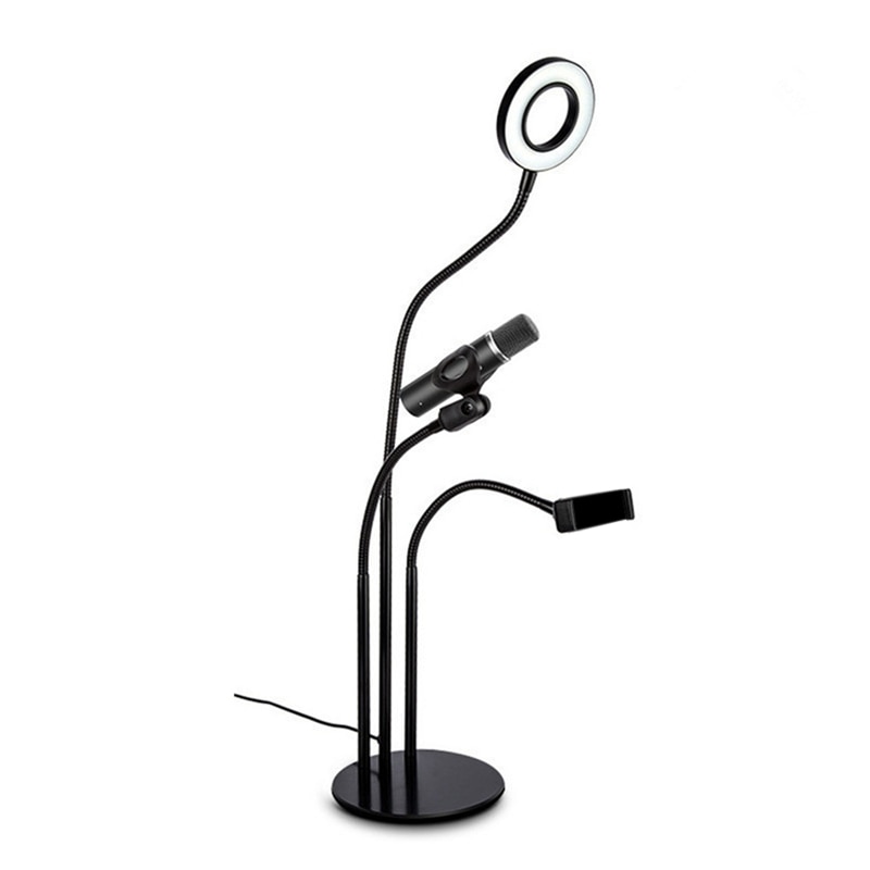 Mobiltelefon bo støtte fyll lys anker vert støtte ledet fyll lys skrivebord støtte mikrofon støtte bordlampe: misligholde tittel