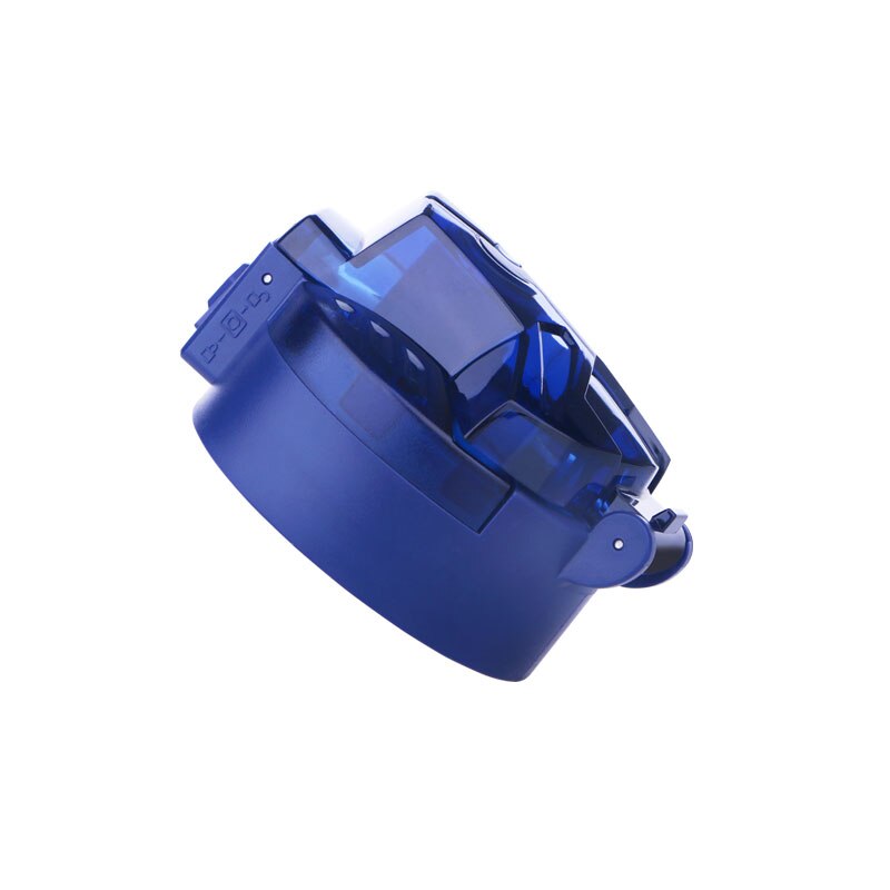 Sport vattenflaska lock 400/500 ml lock hoppande tritan material termos propp tillbehör: Drakblått