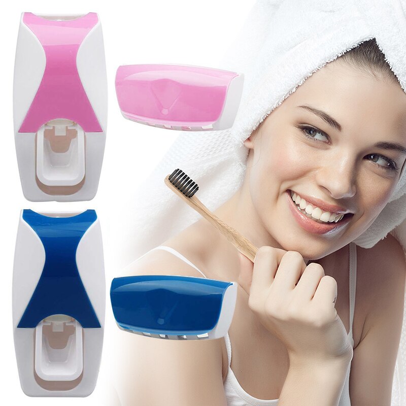 Kids Automatic Toothpaste Dispenser Squeezer Wall Mounted Rack Stand Holder Toothpaste Squeezers Bathroom Products