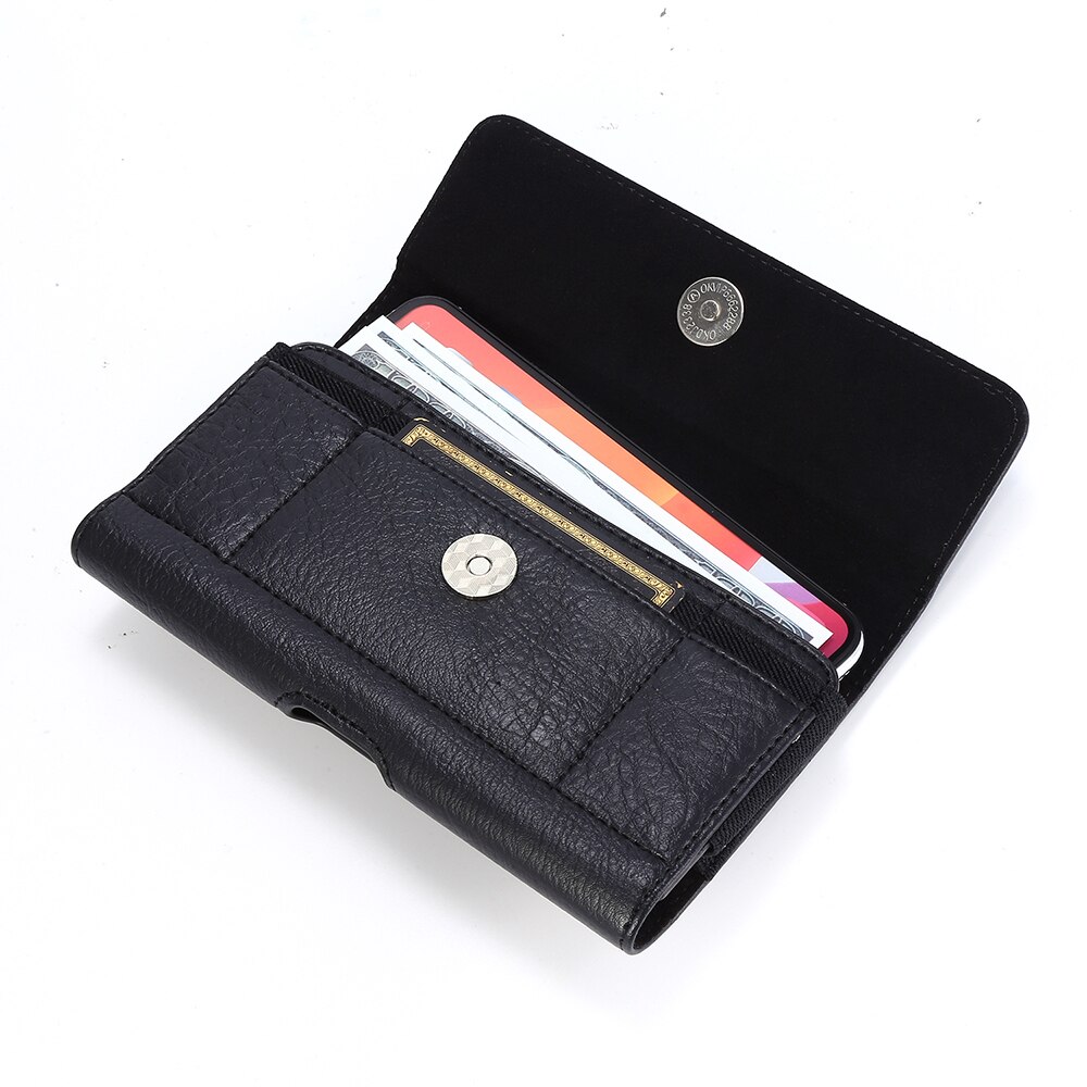 Funda tipo billetera para Samsung Galaxy Note 10 /s10/s20/S7edge/Note 5/Note 4/Note 3, funda para cinturón de cuero, funda para teléfono de 5,5"