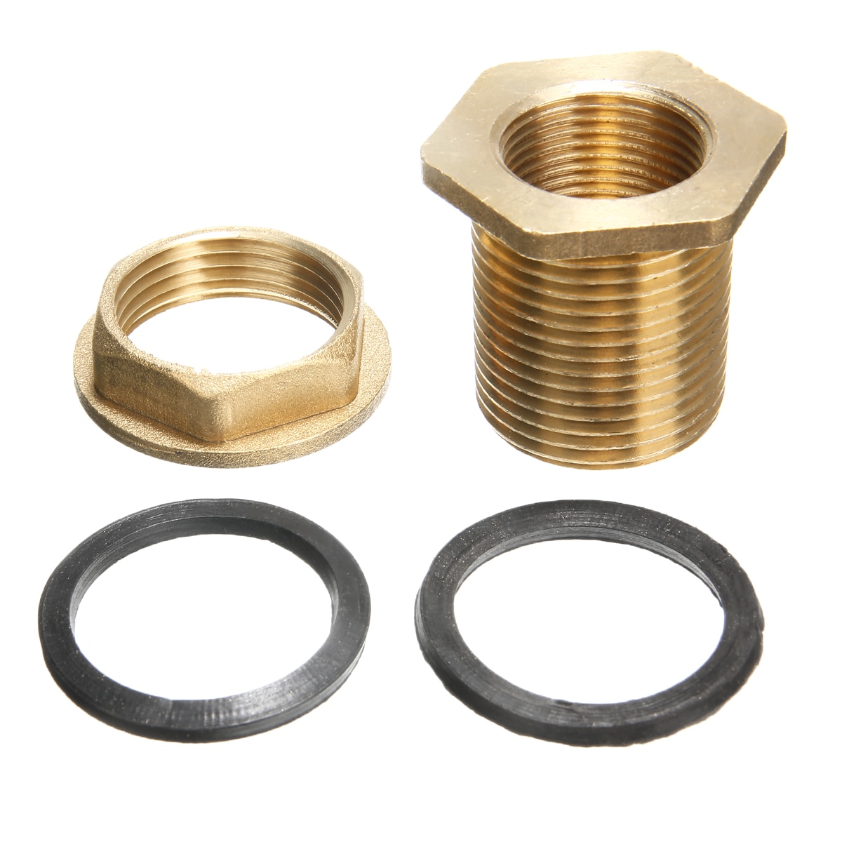 3/4 pouce femelle 1 pouce mâle solide en laiton réservoir d'eau adaptateur de tuyau de jardin connecteurs d'eau Mayitr