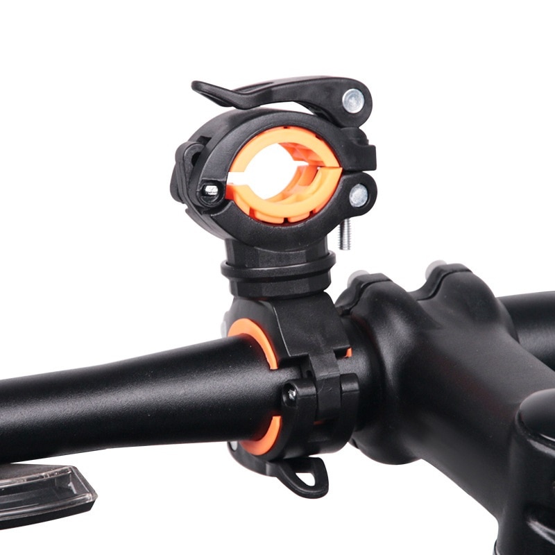 Deemount Fahrrad Licht Halterung Fahrrad Lampe Halfter Taschenlampe Scheinwerfer Pumpe Stand schnell Freisetzung montieren 360 Grad Drehbare Teil