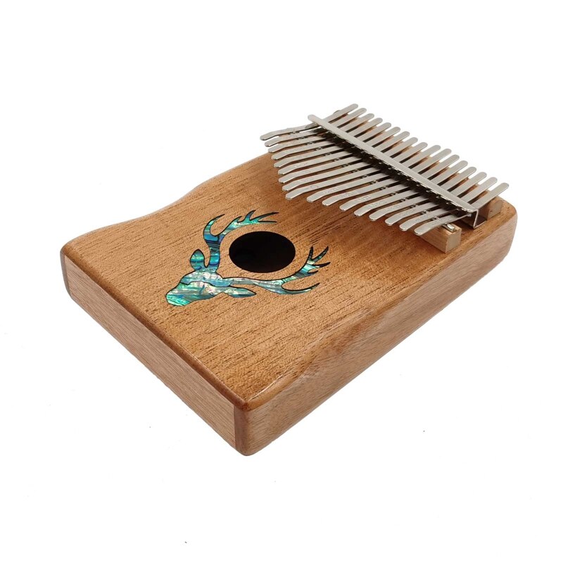 Thumb Piano 17 Keys Kalimba, Deer Shape Finger Piano,The Best Musical Instrument for Kids and Adults Beginners