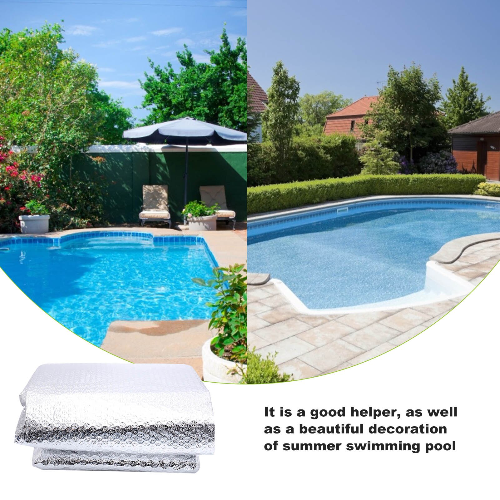 Swimming Pool Heat Preservation Cover Heat Insulation Swim Pool Cover Thermal Insulation Pool Film Dustproof Swimming Pool Film