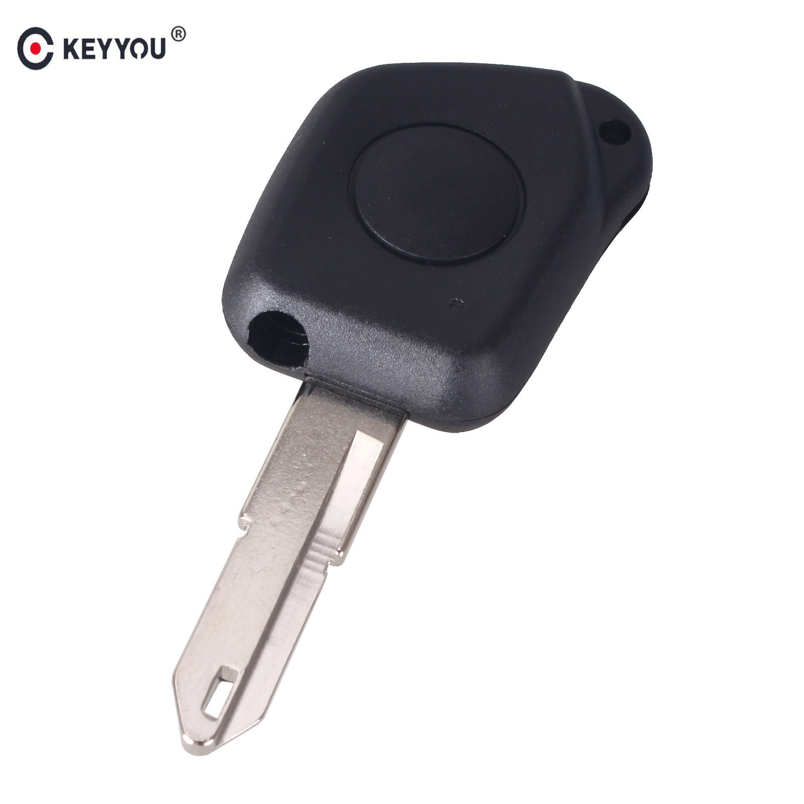 Keyyou 1 knap nøgle fjernbetjening biltaske skal fob til peugeot 106 205 206 306 405 406 reparation