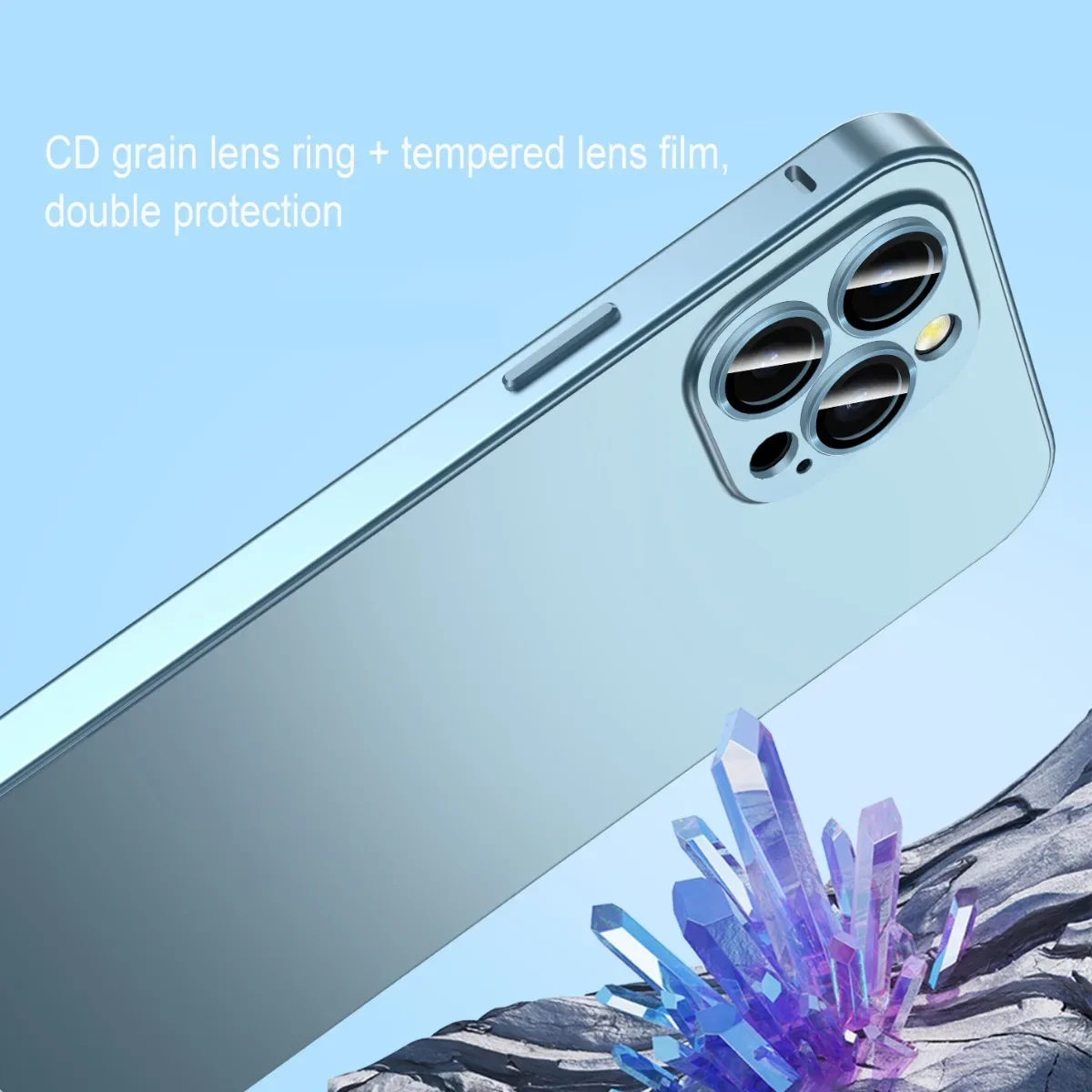 Funda de teléfono con marco de Metal de aluminio de lujo para iPhone 16, 15, 14, 13, 12 Pro Max Plus, lente de cámara, protección de cristal, cubierta trasera de PC a prueba de golpes